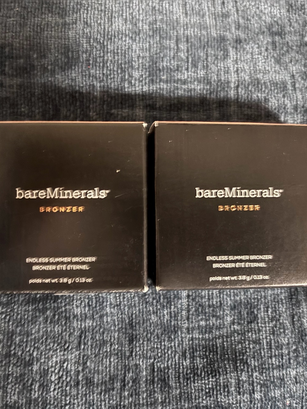 Set 2 bareMinerals Endless Summer Bronzer WARMTH - Travel Size 3.8g / 0.13oz